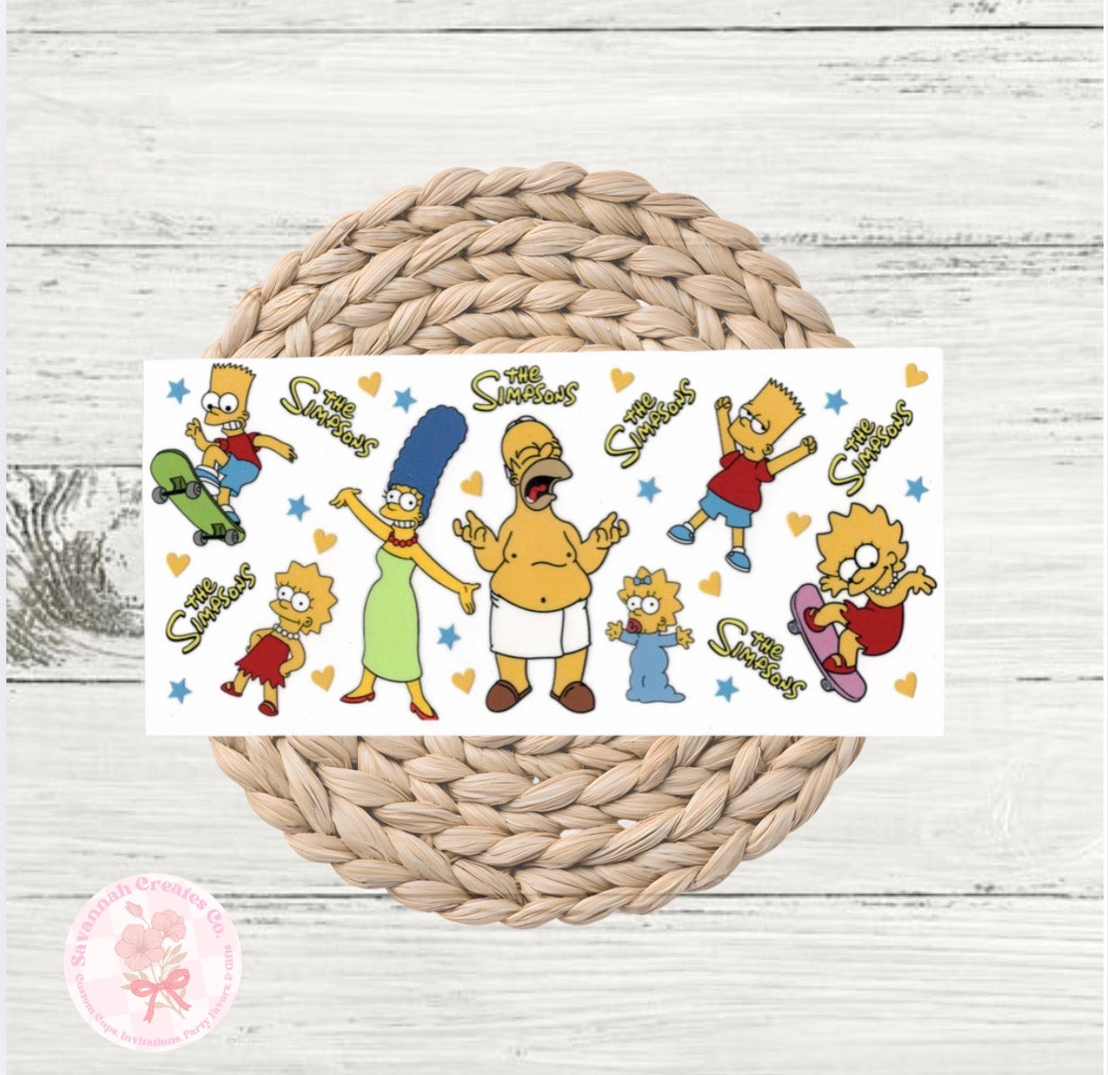 Yellow Cartoon Family