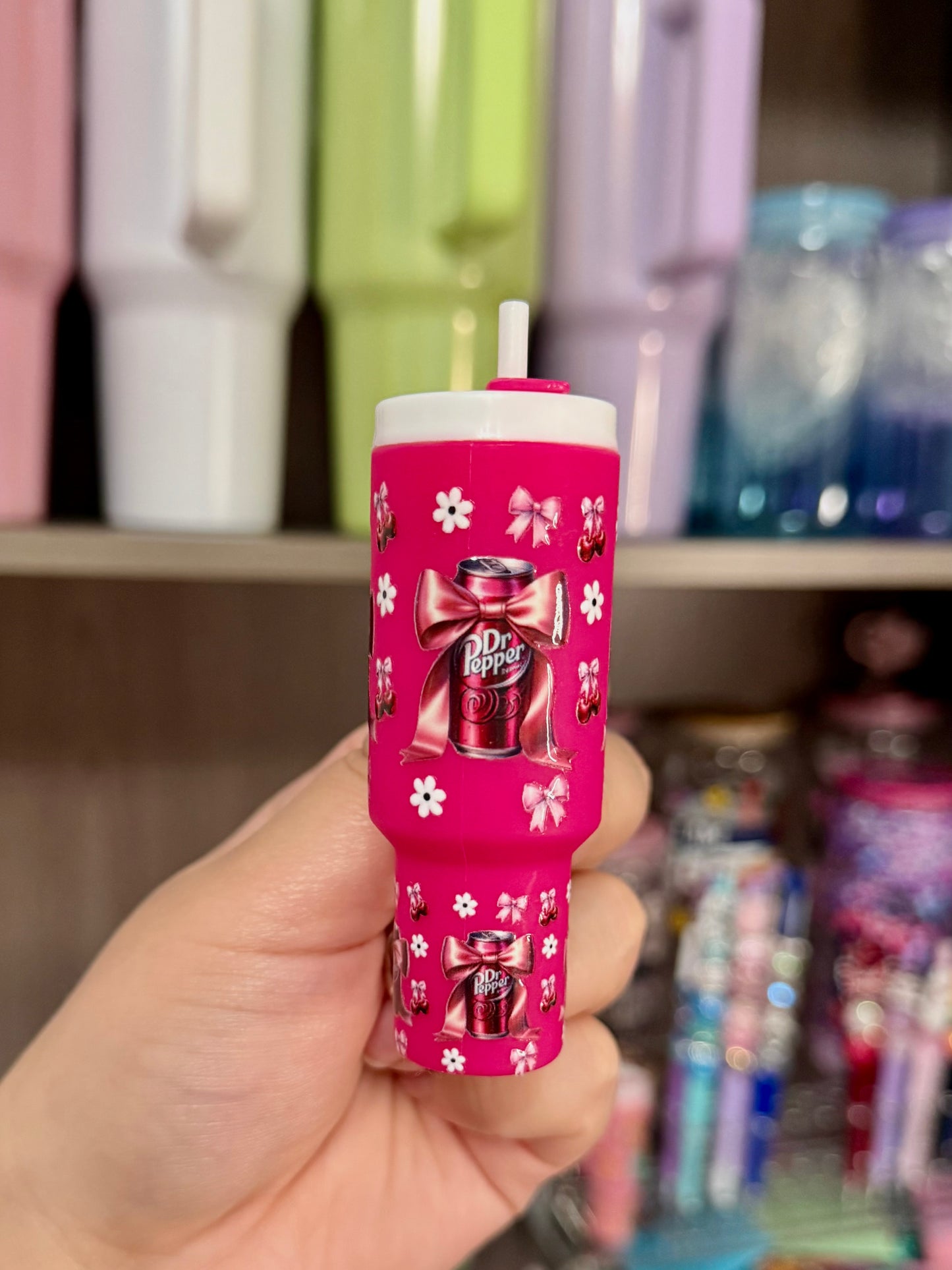 Dr. Pepper Mini Tumbler Keychain