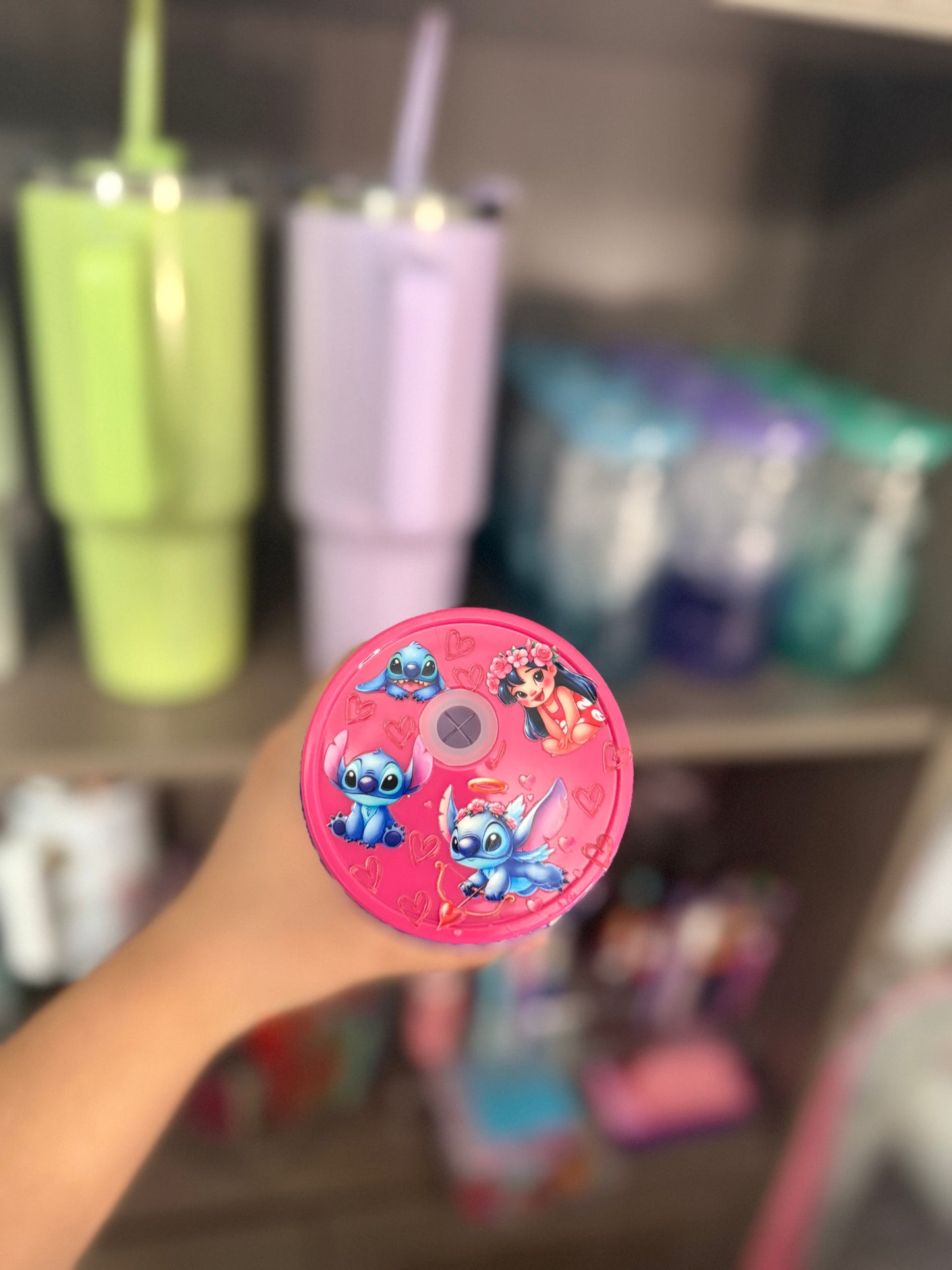 Lilo & Stitch Glass Snow Globe