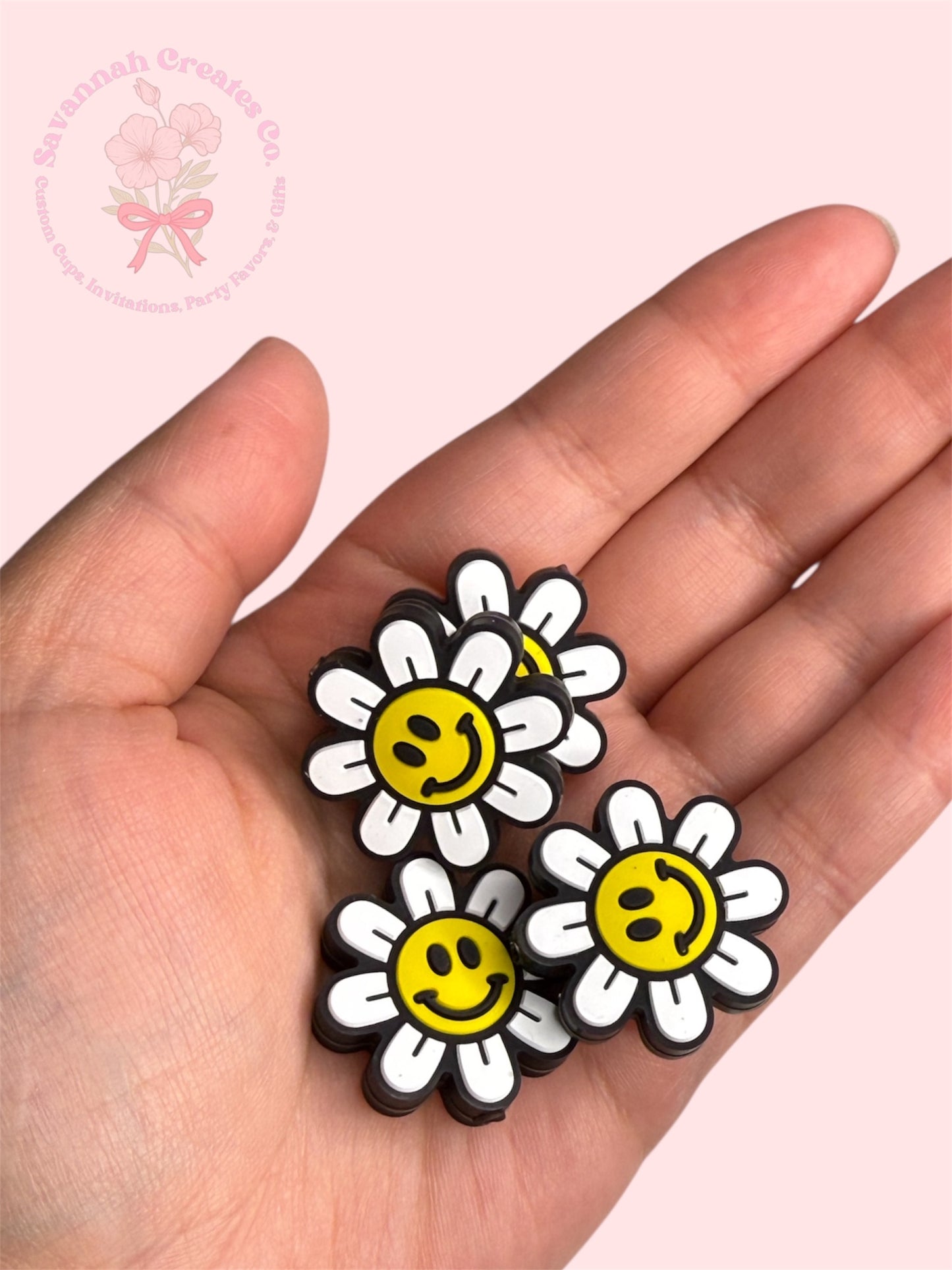 Smiley Face Flower Focal