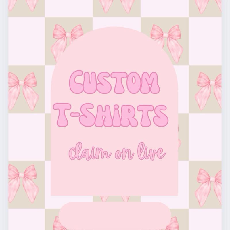 T-Shirts Claim On Live