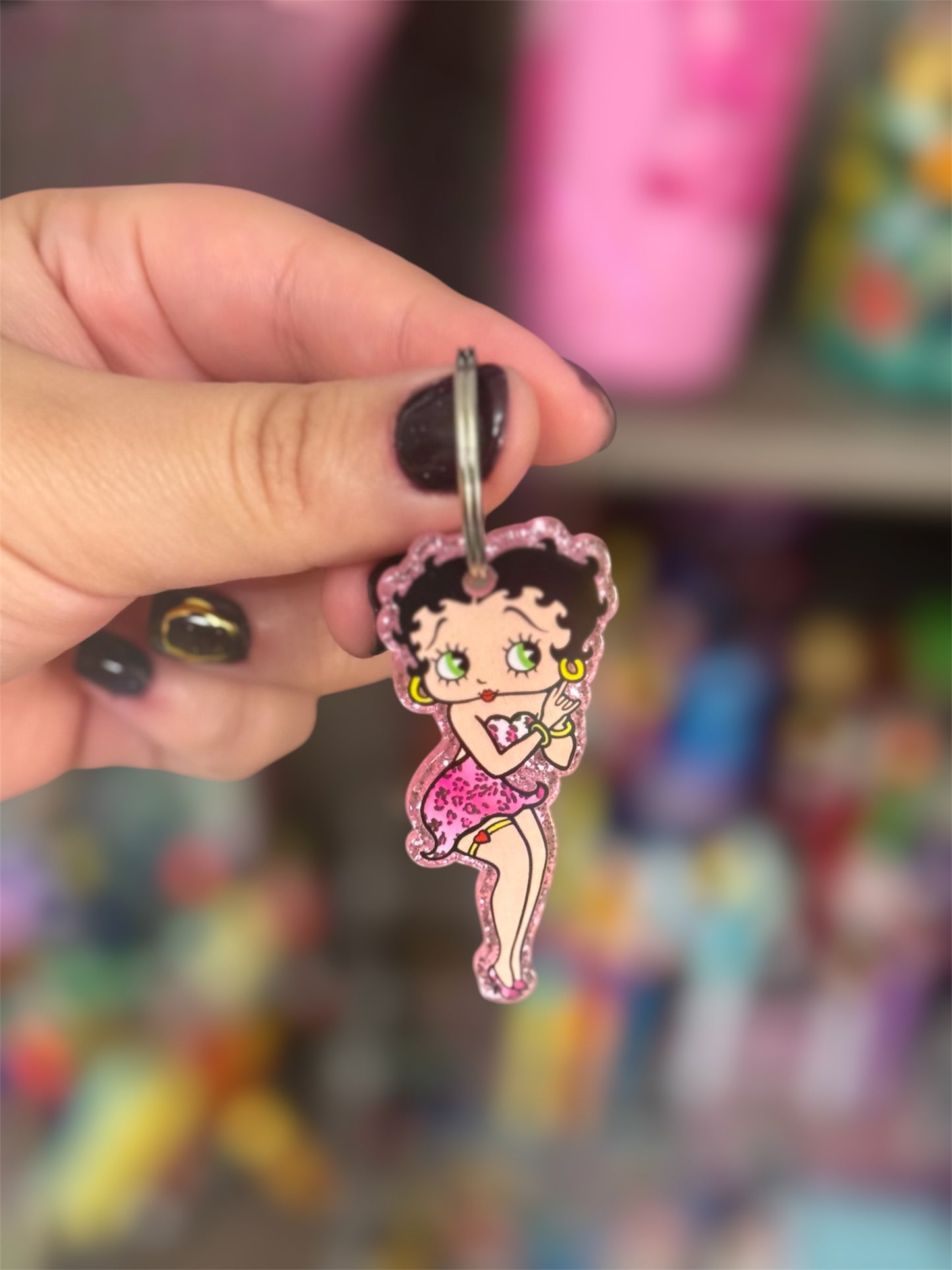 Boop Acrylic Keychain