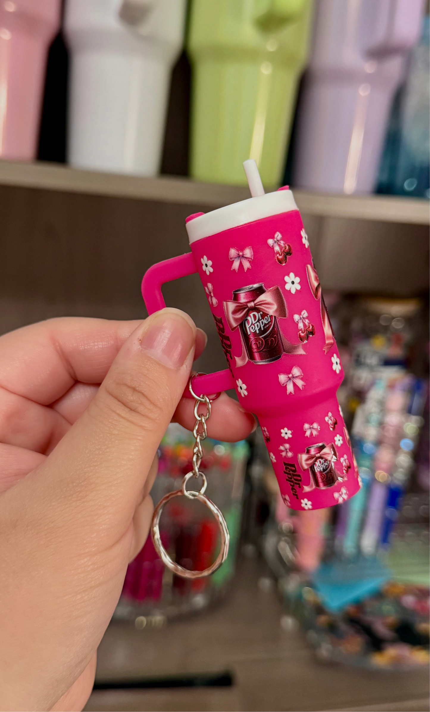 Dr. Pepper Mini Tumbler Keychain