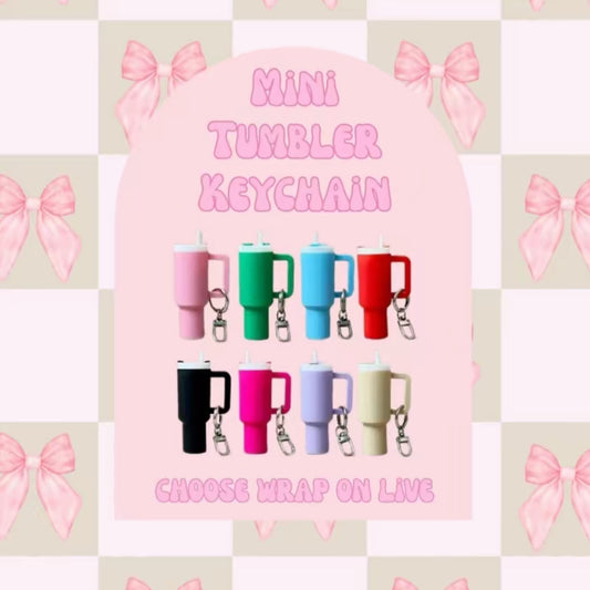 Mini Tumbler Keychain