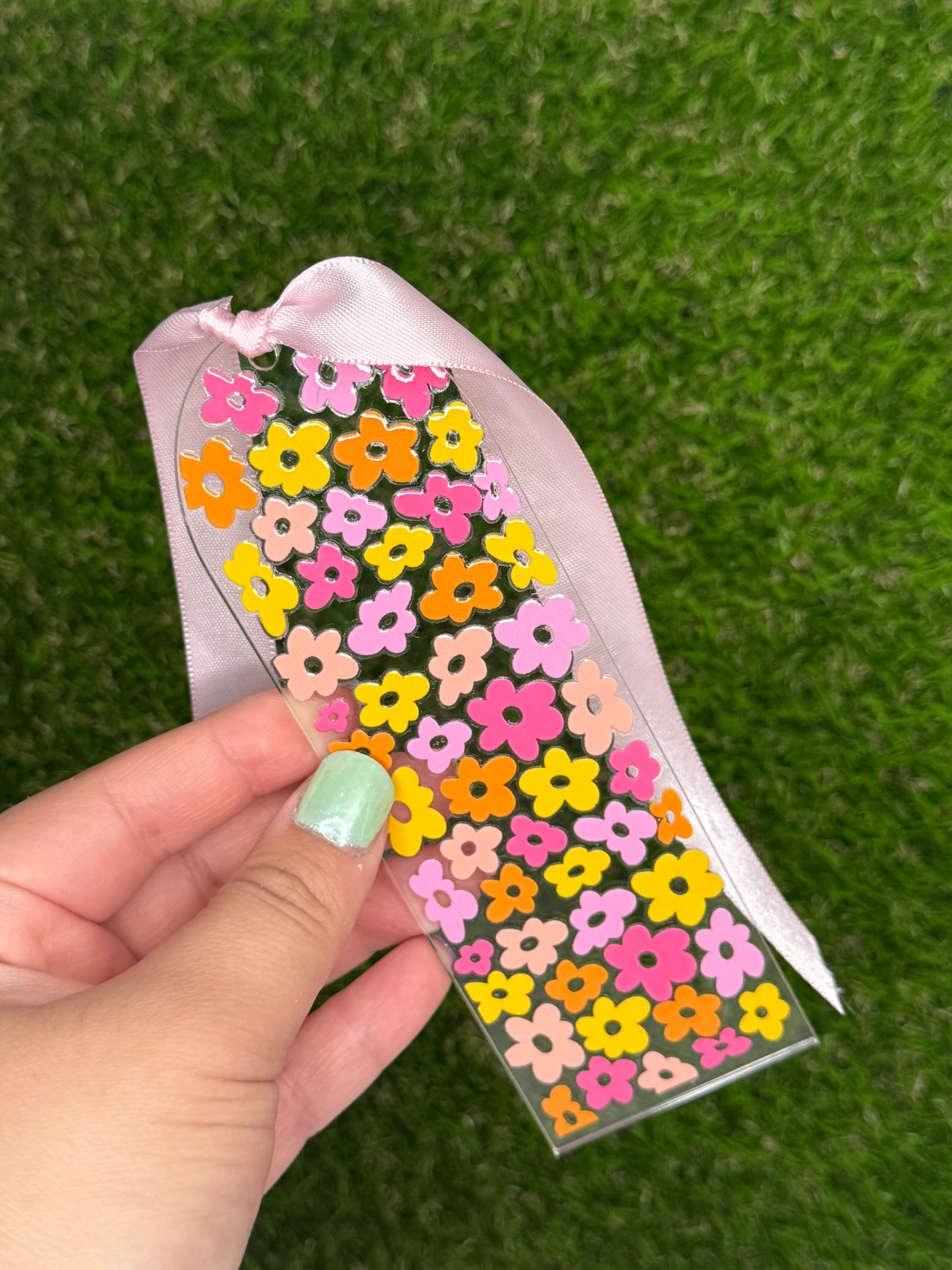 Colorful Flowers Bookmark