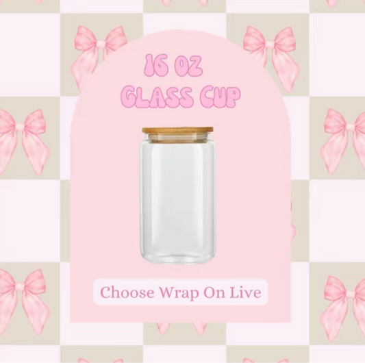 16 oz Glass Cup