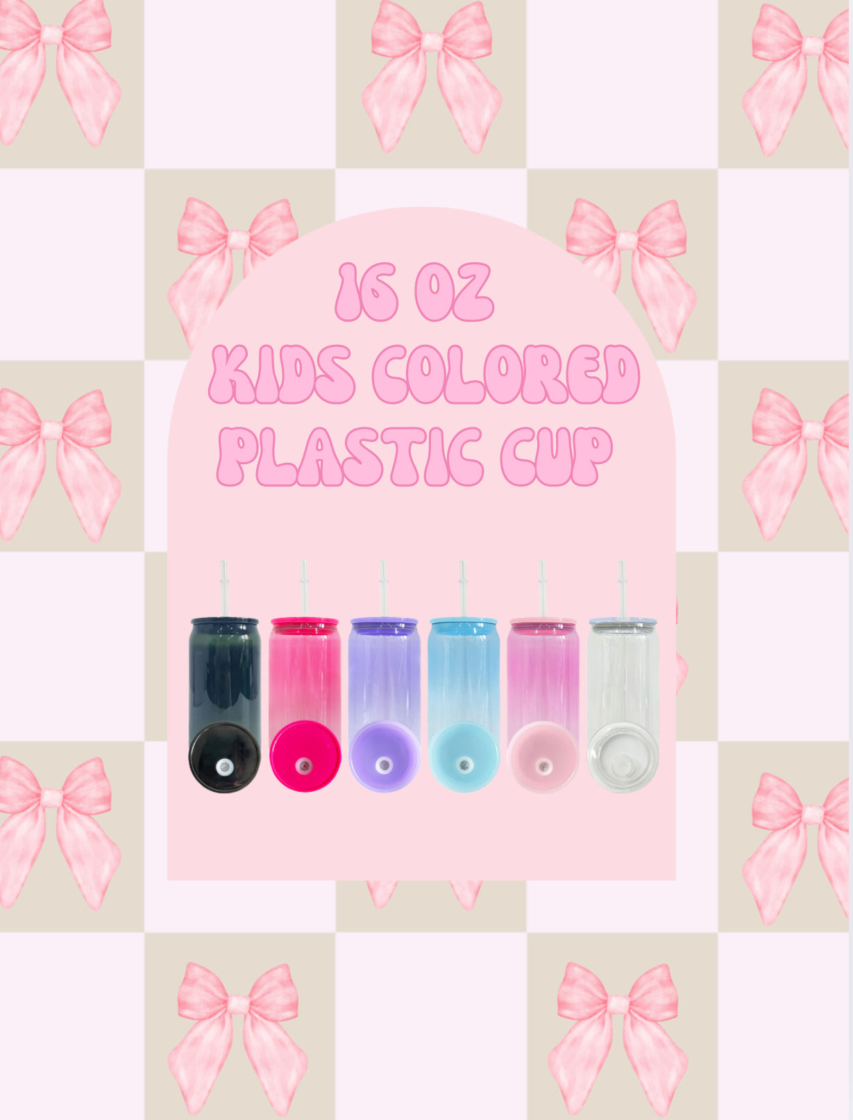 16 oz color plastic cup