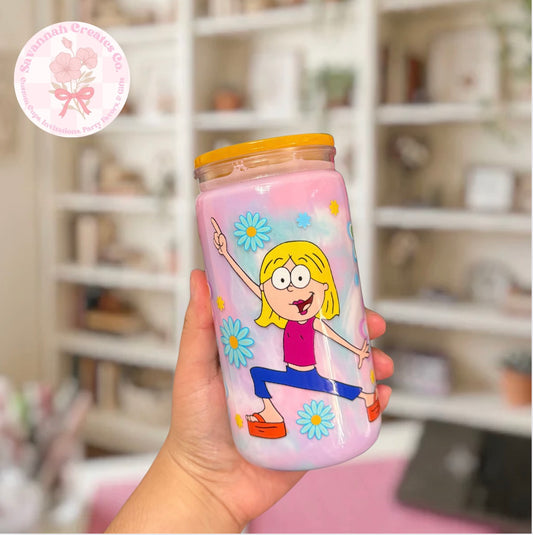 Lizzie 16 oz plastic snow globe cup