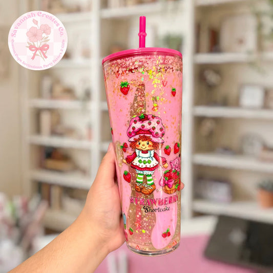 Strawberry Shortcake 24 oz Lava Drip Cup
