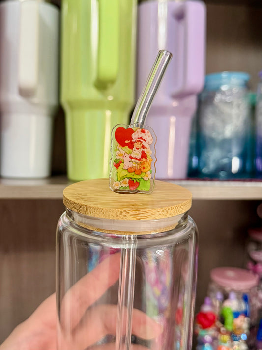 Strawberry Shortcake 1 Glass Straw