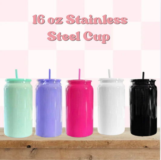 16 oz stainless steel cup