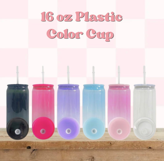 16 oz Kids Color Acrylic Cup