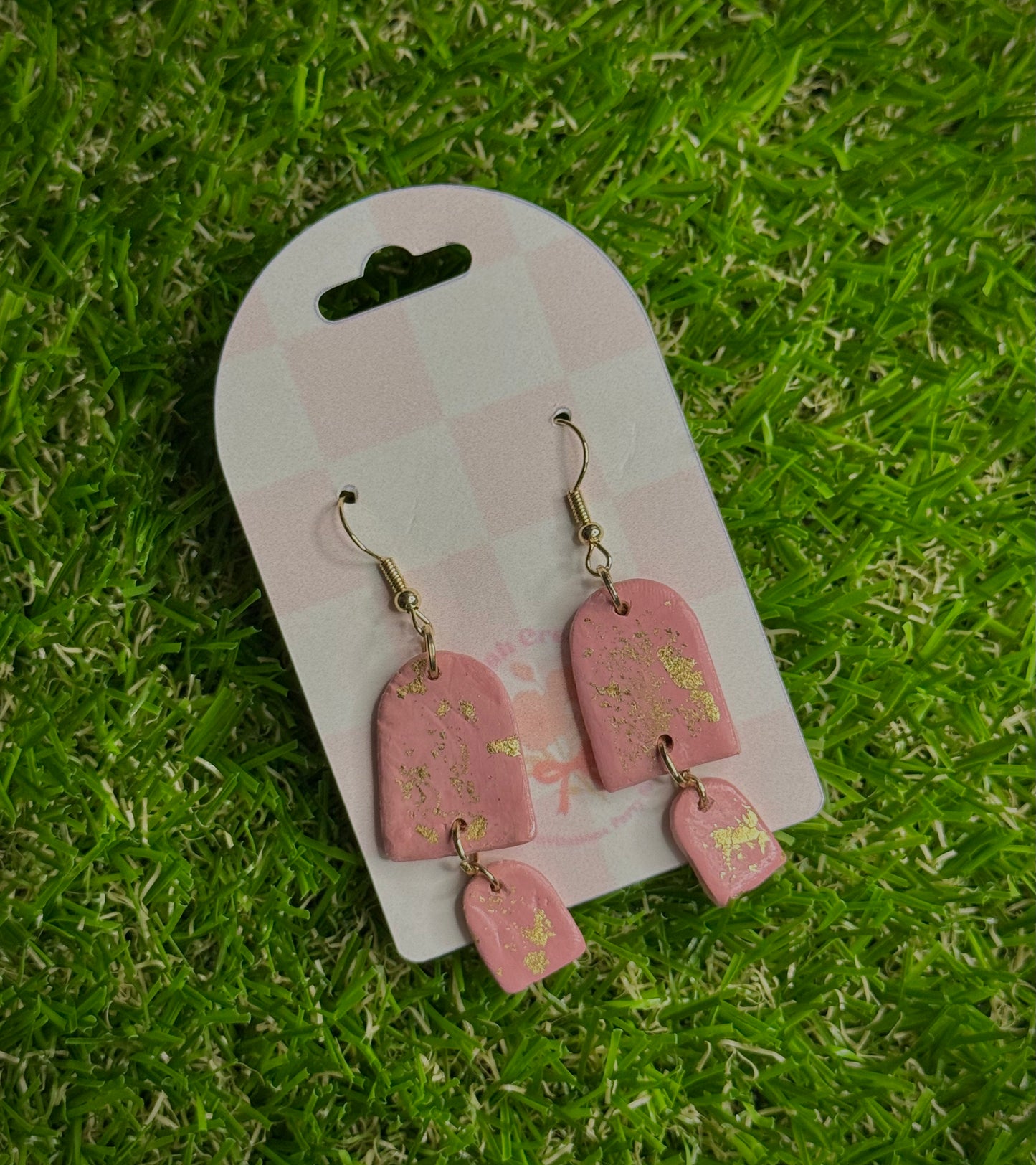 Golden Blush Dangles