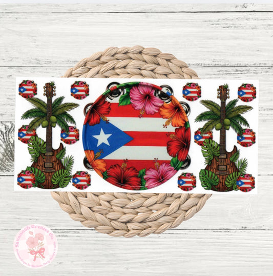 Puerto Rico UV DTF Wrap