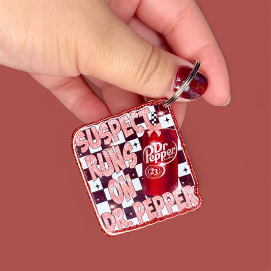 Dr. Pepper Keychain