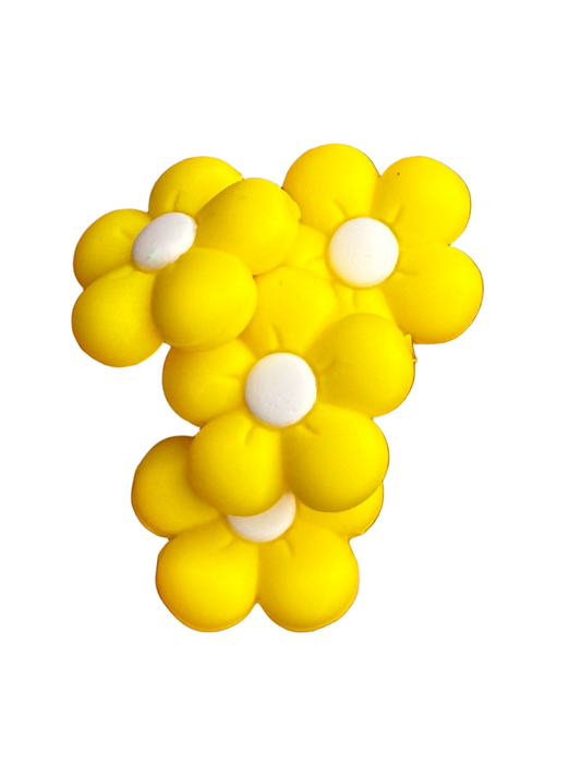 3D Yellow Flower Focal