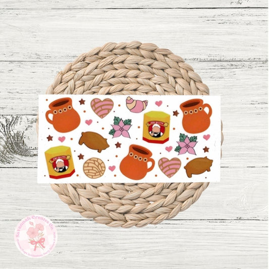 Abuelita y conchas wrap