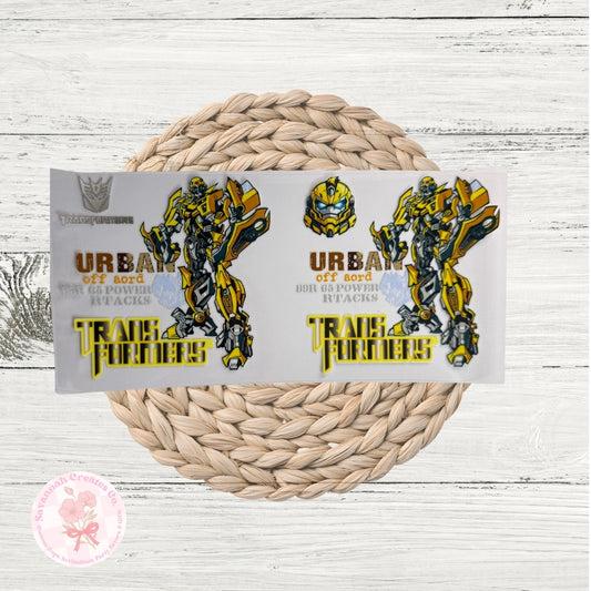 Bumble Robot UV DTF Wrap